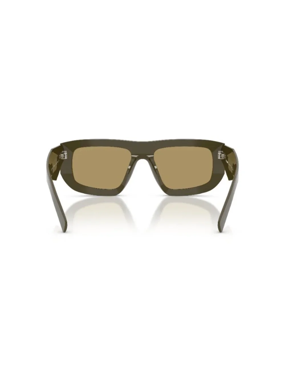 New Prada Women's Sunglasses Green Lens Acetate Frame PR D04SU 26J70G 53